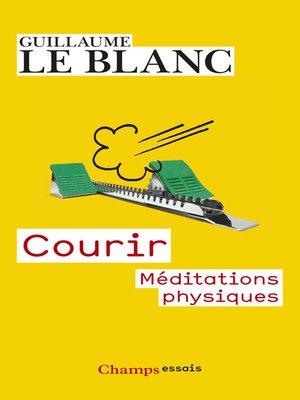 cover image of Courir. Méditations métaphysiques